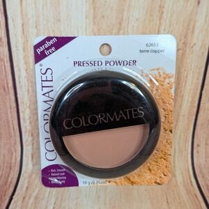 Colormates Pressed Powder Terre Copper 62653 Paraben Free Face Makeup 10g